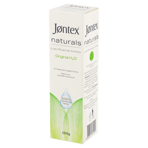 Lubrificante íntimo Naturals Original 100g à base de água Jontex