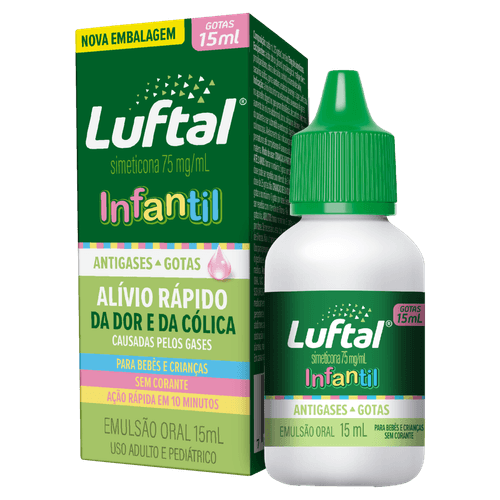 Luftal Antigases Simeticona Infantil Cereja Gotas - 15ml