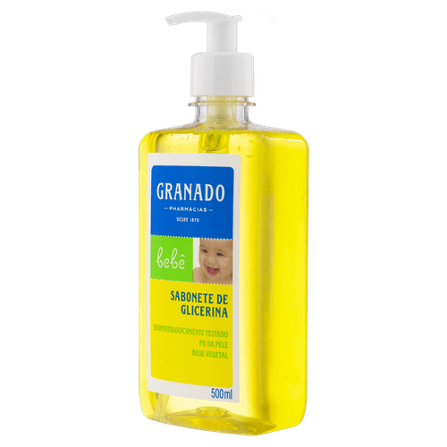Sabonete Líquido Granado Bebê Glicerina Tradicional 500ml