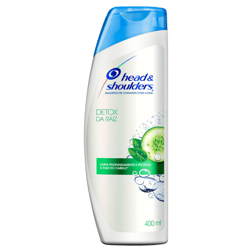 Shampoo Anticaspa Detox da Raiz 400ml Head & Shoulders
