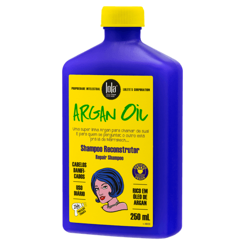 Shampoo Reconstrutor Argan Oil 250ml Lola