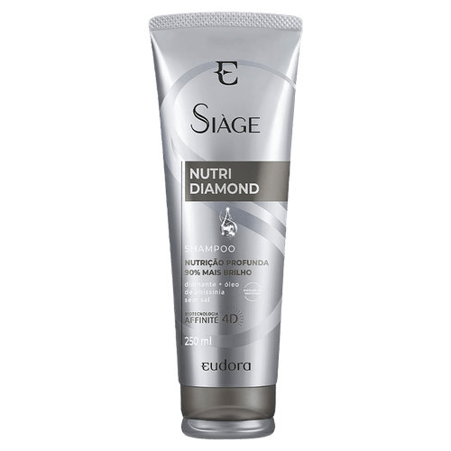 Shampoo Siage Nutri Diamond 250ml - Nutrição e Brilho