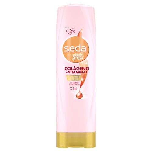Tratamento Condicionador Seda by Niina Secrets Colágeno e Vitamina C Frasco 325ml