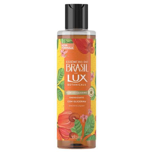 Sabonete Líquido Lux Botanicals Essências do Brasil Flor do Cajueiro - 300ml
