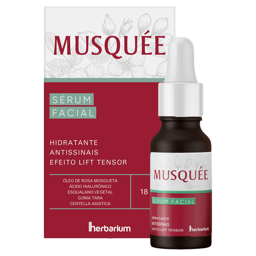 Sérum Hidratante Facial Musquée Efeito Lift Tensor 18ml Herbarium