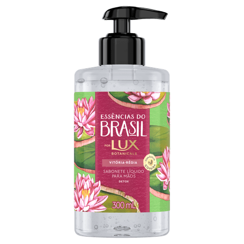 Sabonete Líquido para Mãos Lux Botanicals Vitória-Régia 300ml Unilever