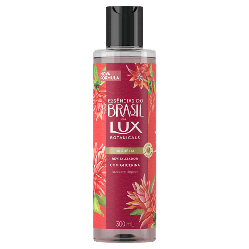 Sabonete Líquido Lux Botanicals Essências do Brasil Bromélia - 300ml