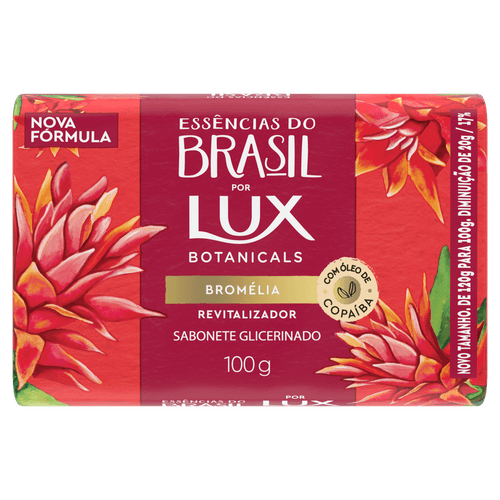 Sabonete Barra Lux Botanicals Essências do Brasil Bromélia - 100g