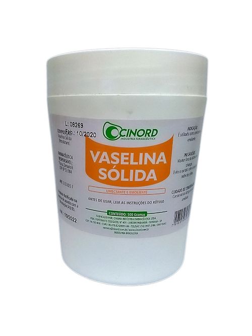 Vaselina Sólida 500g Cinord - unidade