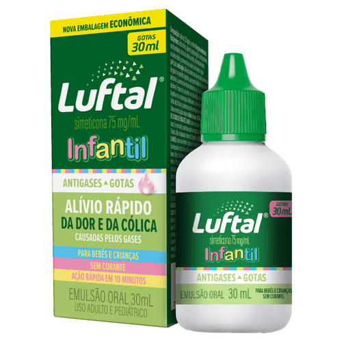 Antigases Simeticona Luftal Infantil 75mg/ml Gotas 30ml