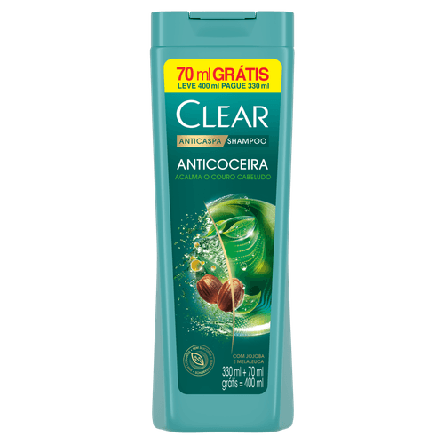Shampoo Anticaspa Clear Botanique Anticoceira - 400ml