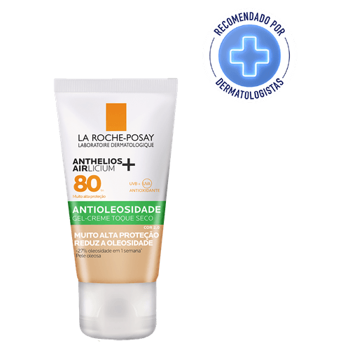 Protetor Solar Facial La Roche-Posay Anthelios Airlicium FPS 80 Gel Creme Cor 2.0 – 40g