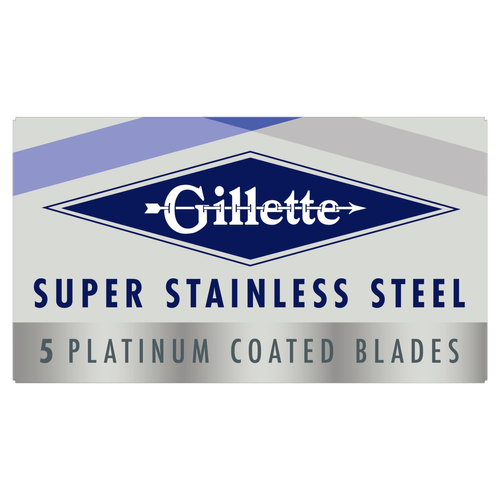 Lâmina de Barbear Platinum 5 unidades Aço Inoxidável Gillette