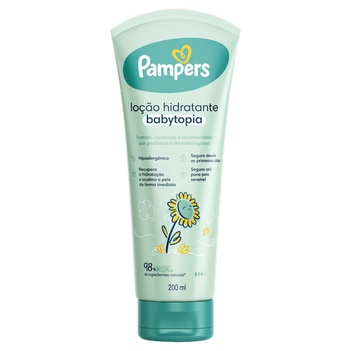 Loção Hidratante Pampers Babytopia - 200ml