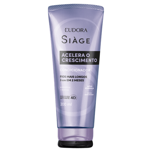 Condicionador Eudora Siàge Acelera o Crescimento Bisnaga 200ml