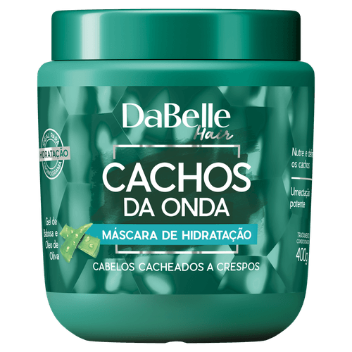 Máscara Capilar de Hidratação DaBelle Hair Cachos da Onda - 400g