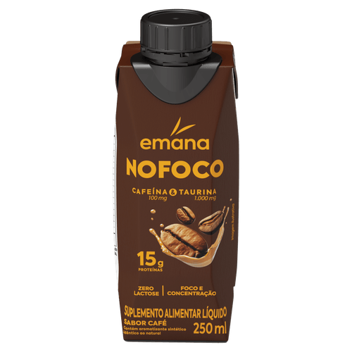 Suplemento Alimentar Emana Nofoco Cafeína e Taurina -250ml