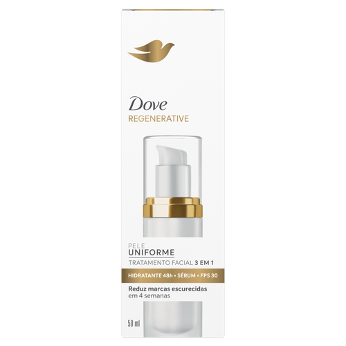 Tratamento Facial 3 em 1 Dove Regenerative FPS 30 50ml