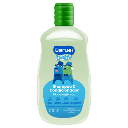 Shampoo 2 em 1 Baruel Baby - 210ml