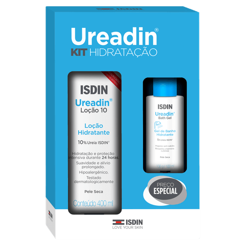 Kit Ureadin Loção 400ml+ 5,00 Leve Bath Gel -100ml