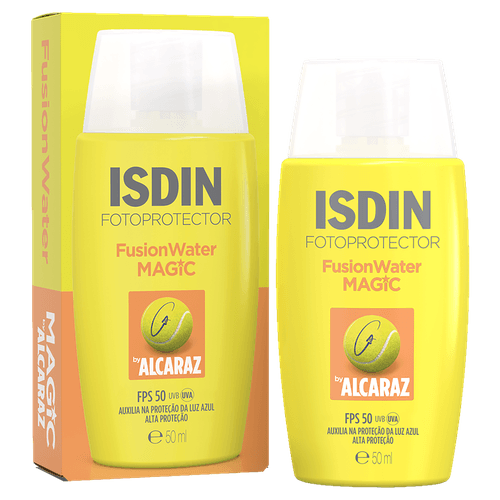 Protetor Solar Facial Isdin Fusion Water Magic FPS50 - 50ml