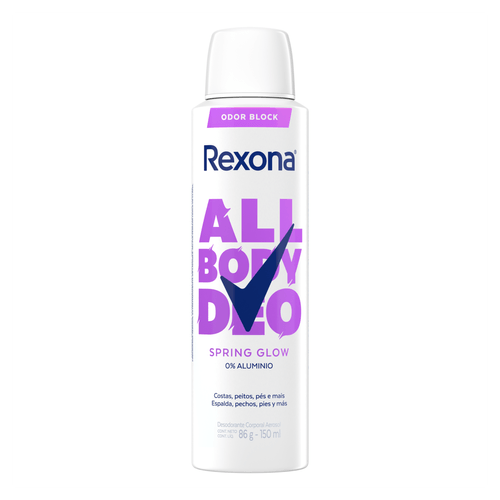 Desodorante Aerossol Rexona All Body Deo Spring Glow - 150ml