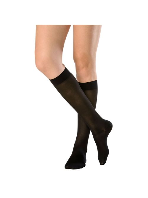 Meia ¾ Panturrilha Attiva Media Compressao 18-21 Fem Fechada Preta Tamanho M Cor PRETA M