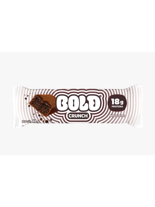 Barra de Proteína Bold Crunch Brigadeiro 60g Bold Snacks