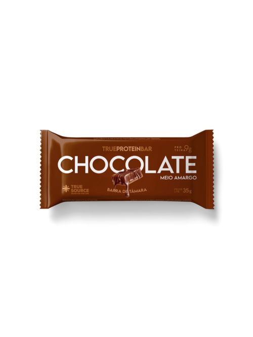True Protein Bar Chocolate Meio Amargo True Source 35g