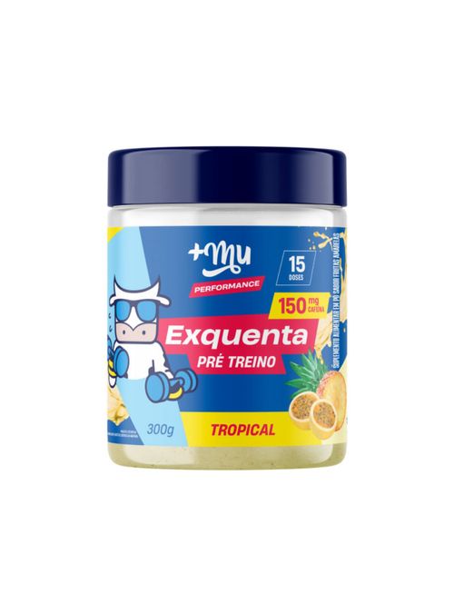 Exquenta Pré Treino Tropical Muke Mais Mu Performace 300g