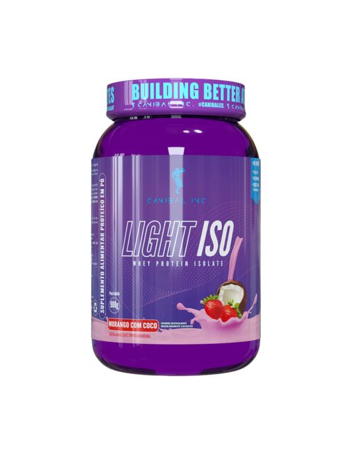 Light Iso Morango com Coco Canibal Inc 900g