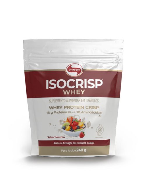 Isocrisp Whey Neutro Pouch 240g Vitafor