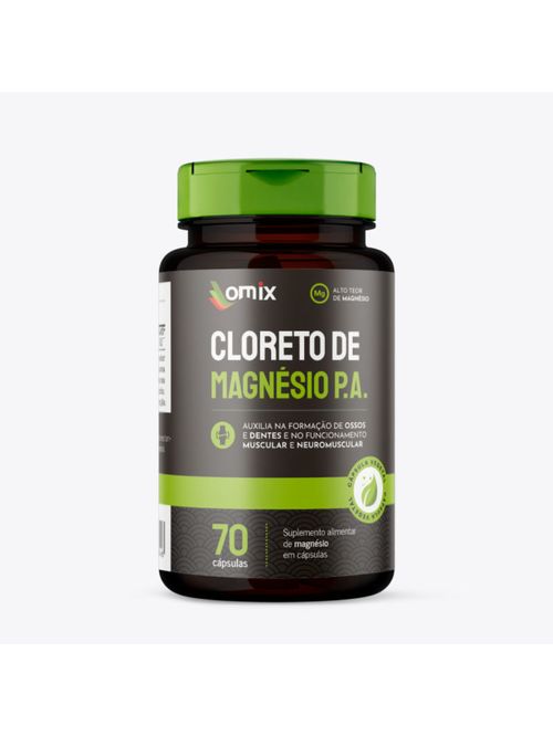 Cloreto de Magnésio PA Omix 70cáps