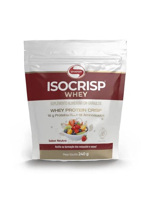 Isocrisp Whey Neutro Pouch Vitafor 240g