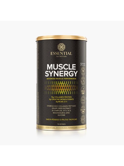 Muscle Synergy Pêssego e Frutas Tropicais 454,5g Essential