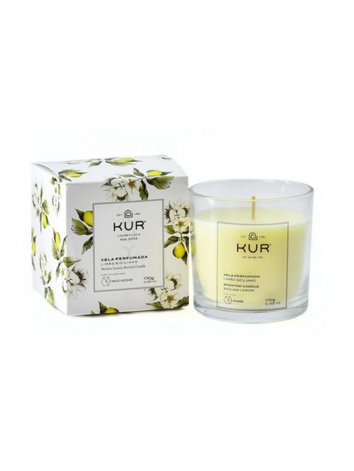 Vela Perfumada de Limão Siciliano Kur My Home Spa 170g