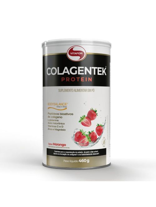 Suplemento Colágeno Colagentek Protein Morango 460g Vitafor