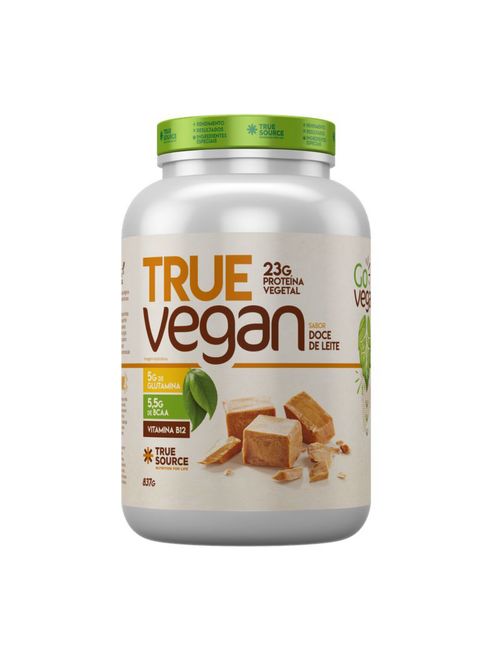 Proteína True Vegan Doce de Leite 837g True Source