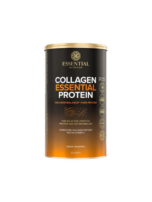 Suplemento Colágeno Collagen Protein Tangerina 432,5g Essential Nutrition