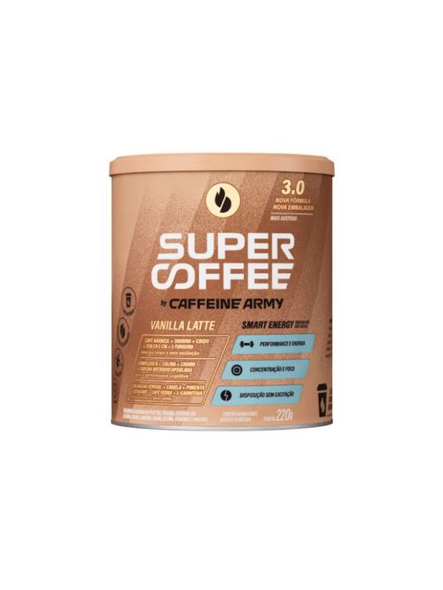 SuperCoffee 3.0 Vanilla Latte 220g Caffeine Army