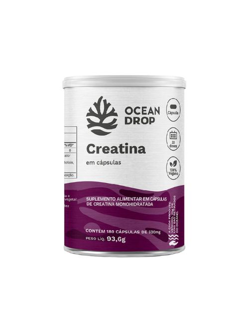 Creatina Ocean Drop 520mg 180Cáps