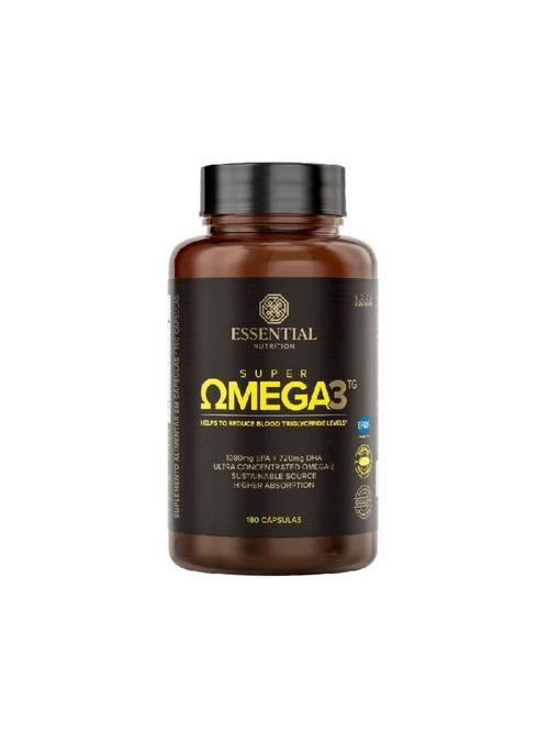 Super Ômega 3 TG 1000mg 180 Cápsulas Essential Nutrition