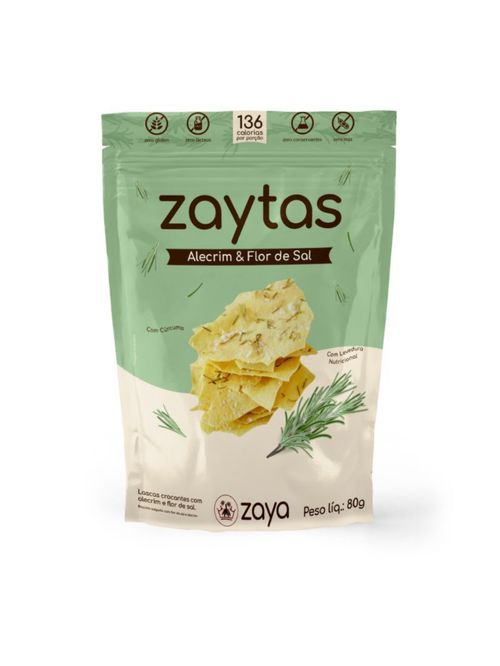 Zaytas Alecrim Flor de Sal Zaya 80g