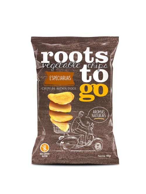 Chips Batata Doce Especiarias Roots To Go 45g