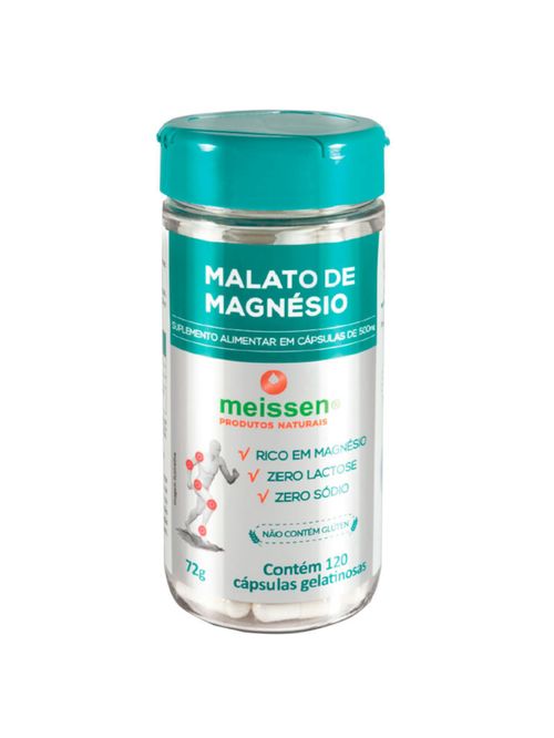 Malato de Magnésio 120caps Meissen