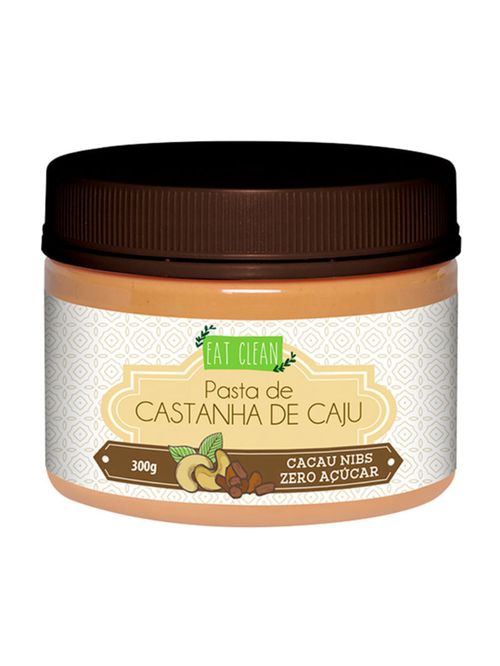 Pasta Castanha de Caju Cacau Nibs 300g - Eat Clean