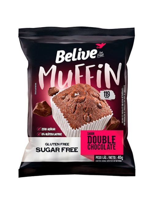Muffin Double Chocolate Zero Belive 40g