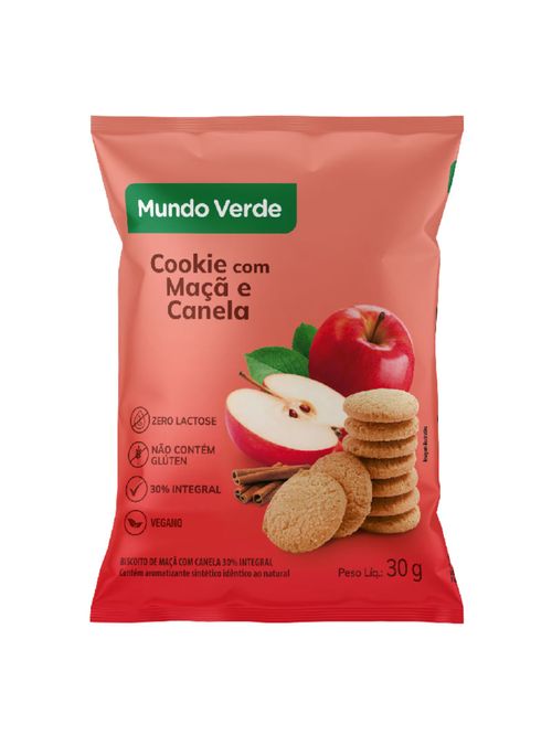 Cookie com Maçã e Canela Mundo Verde 30g
