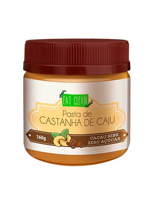 Pasta de Castanha de Caju Cacau Nibs 160g - Eat Clean