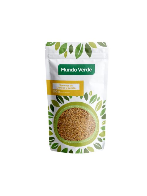 Semente Linhaça Dourada Mundo Verde 200g